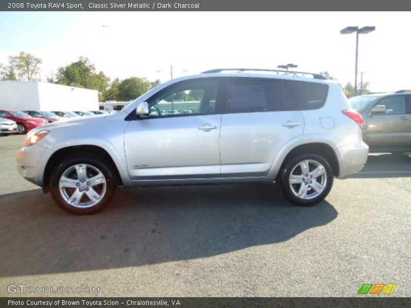 Classic Silver Metallic / Dark Charcoal 2008 Toyota RAV4 Sport