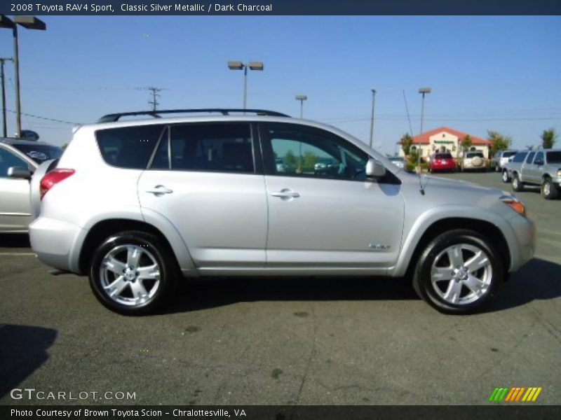Classic Silver Metallic / Dark Charcoal 2008 Toyota RAV4 Sport