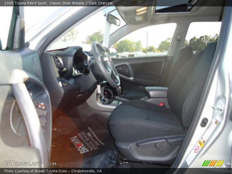 Classic Silver Metallic / Dark Charcoal 2008 Toyota RAV4 Sport