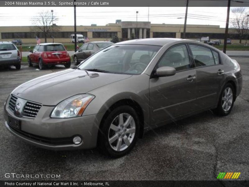 Spirited Bronze / Cafe Latte 2004 Nissan Maxima 3.5 SL