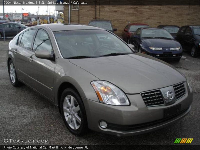 Spirited Bronze / Cafe Latte 2004 Nissan Maxima 3.5 SL