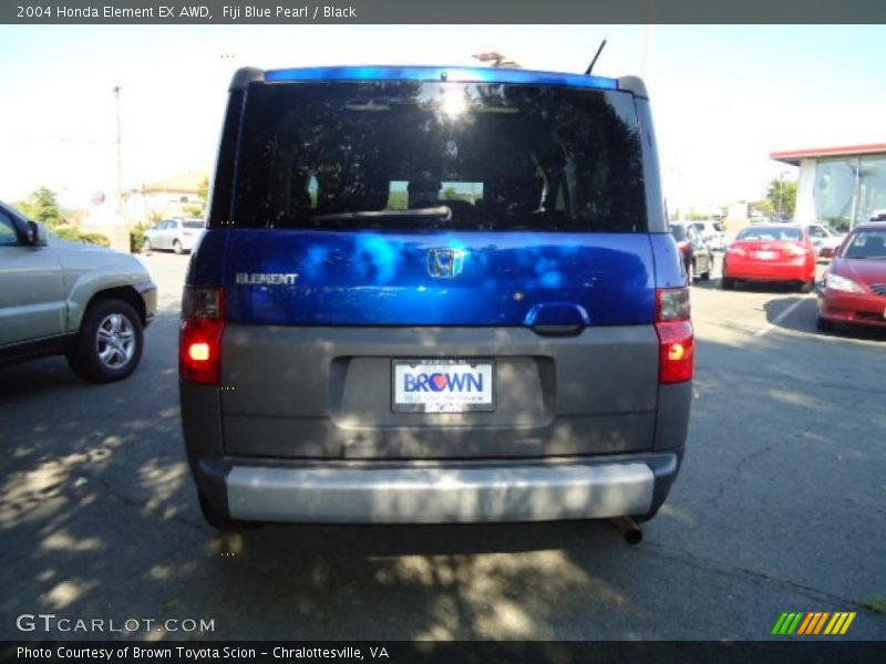 Fiji Blue Pearl / Black 2004 Honda Element EX AWD