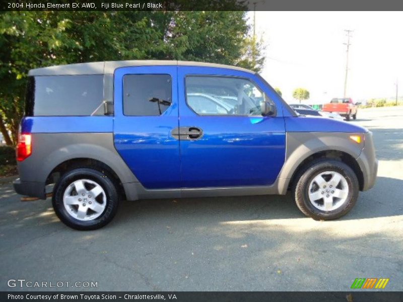 Fiji Blue Pearl / Black 2004 Honda Element EX AWD