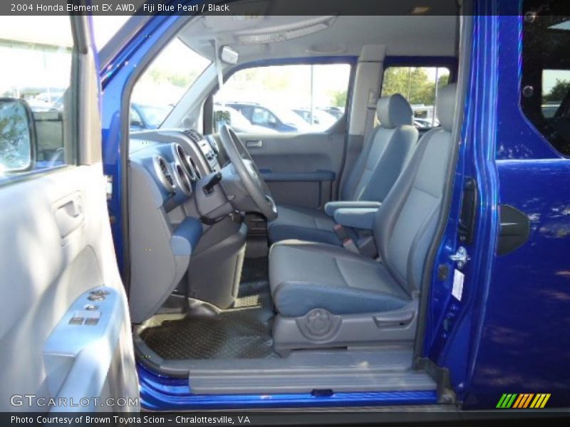 Fiji Blue Pearl / Black 2004 Honda Element EX AWD