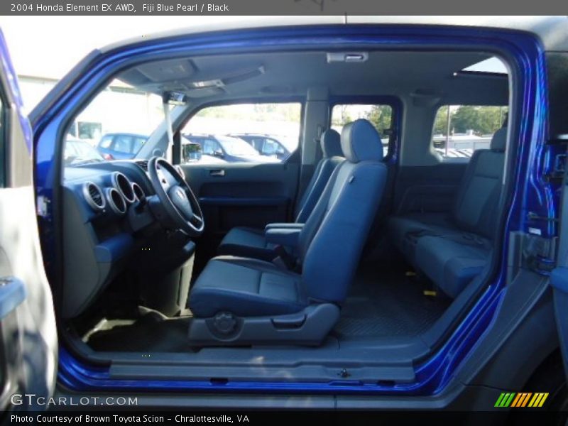 Fiji Blue Pearl / Black 2004 Honda Element EX AWD