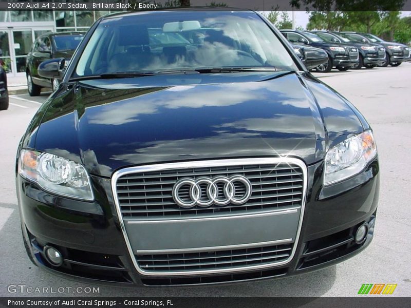 Brilliant Black / Ebony 2007 Audi A4 2.0T Sedan