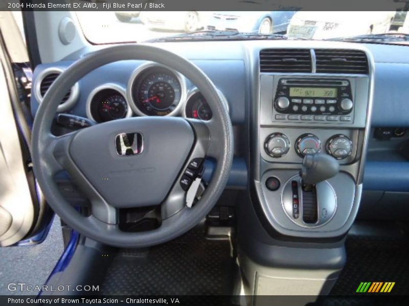 Fiji Blue Pearl / Black 2004 Honda Element EX AWD