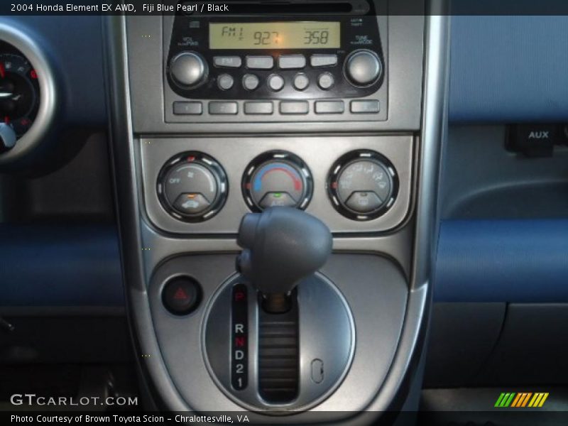 Fiji Blue Pearl / Black 2004 Honda Element EX AWD
