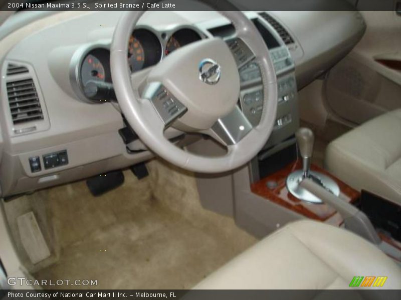 Spirited Bronze / Cafe Latte 2004 Nissan Maxima 3.5 SL