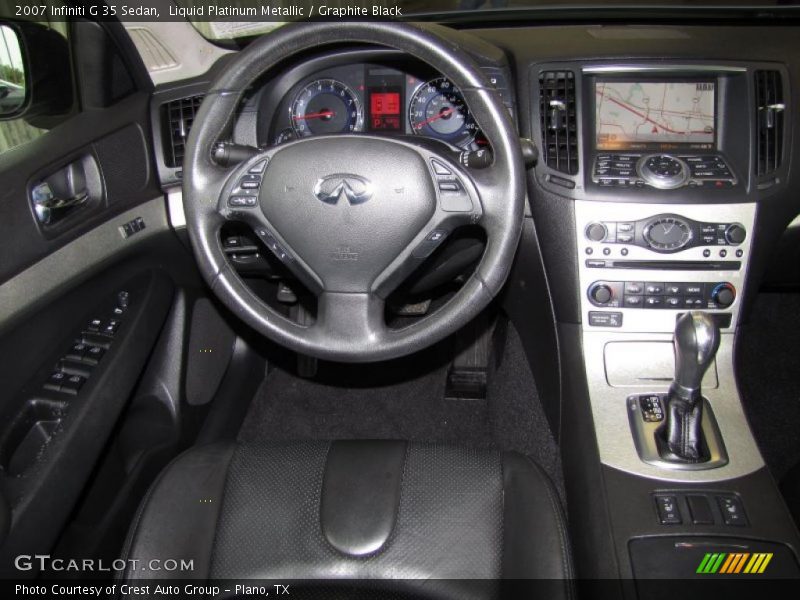 Liquid Platinum Metallic / Graphite Black 2007 Infiniti G 35 Sedan