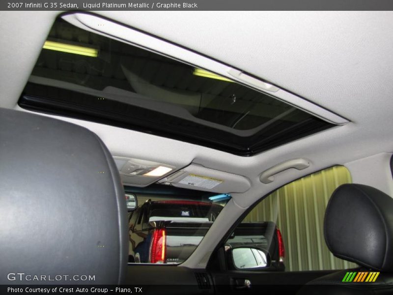 Liquid Platinum Metallic / Graphite Black 2007 Infiniti G 35 Sedan