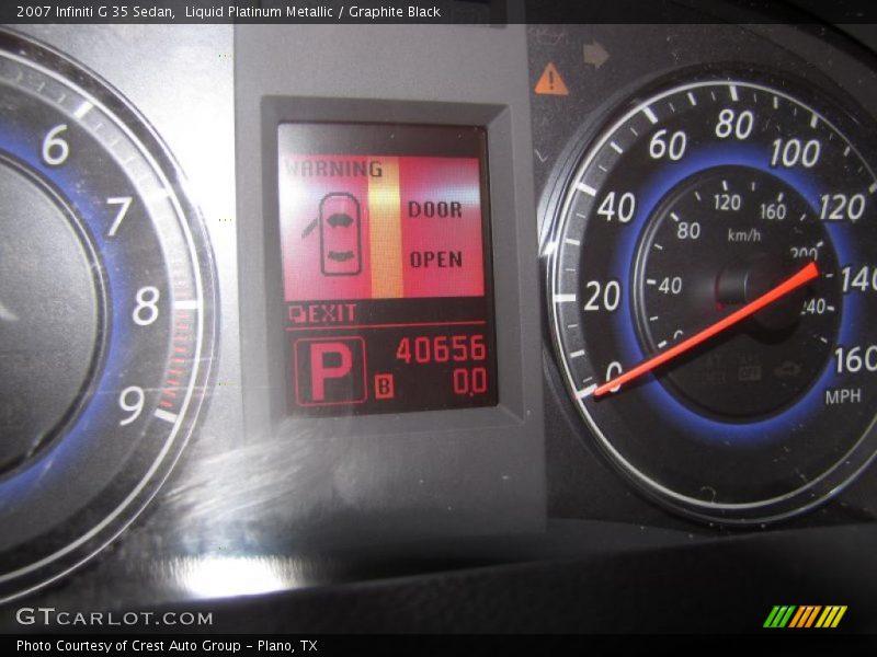 Liquid Platinum Metallic / Graphite Black 2007 Infiniti G 35 Sedan