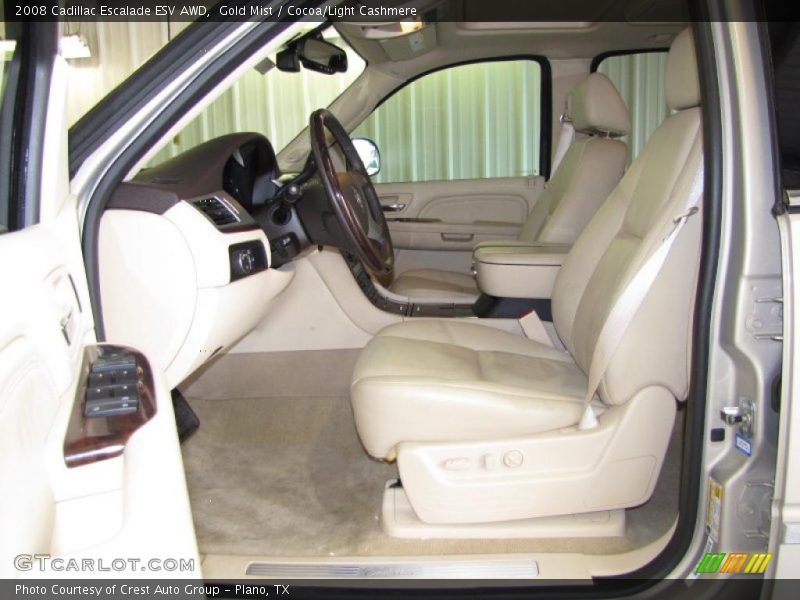 Gold Mist / Cocoa/Light Cashmere 2008 Cadillac Escalade ESV AWD