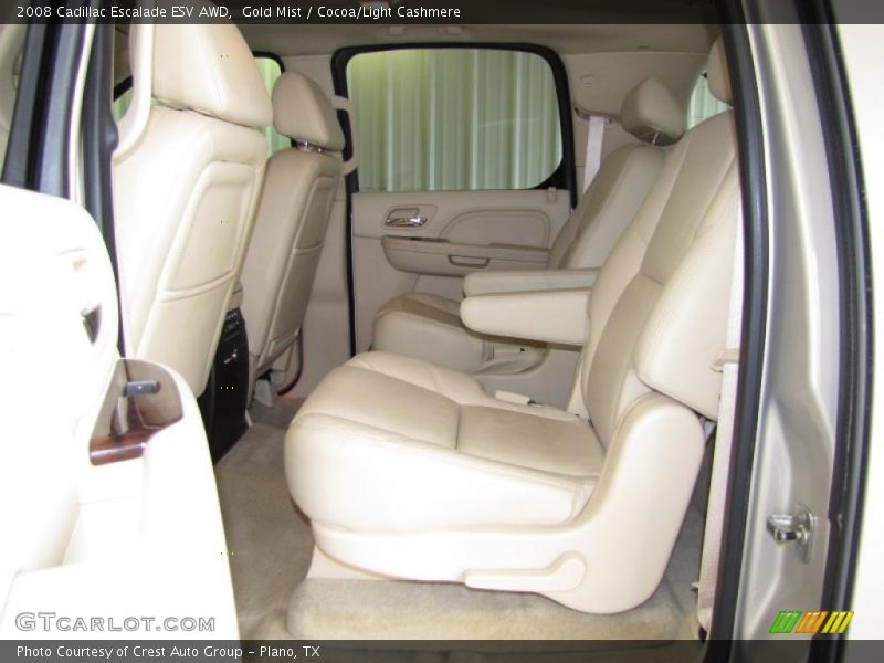 Gold Mist / Cocoa/Light Cashmere 2008 Cadillac Escalade ESV AWD