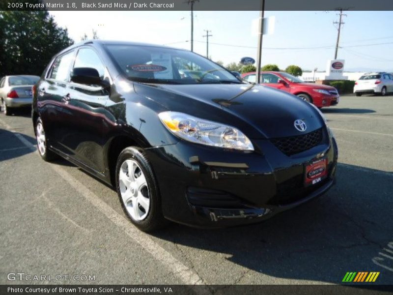 Black Sand Mica / Dark Charcoal 2009 Toyota Matrix 1.8