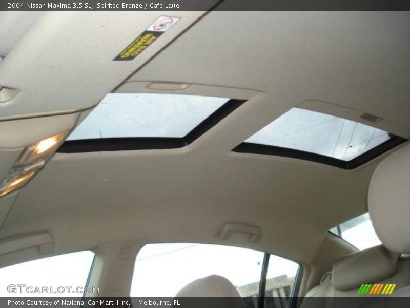 Spirited Bronze / Cafe Latte 2004 Nissan Maxima 3.5 SL