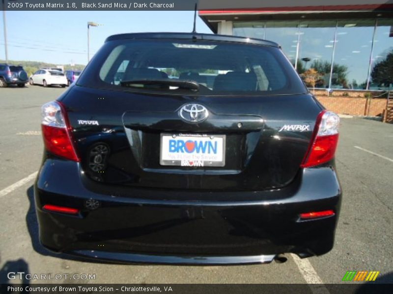 Black Sand Mica / Dark Charcoal 2009 Toyota Matrix 1.8