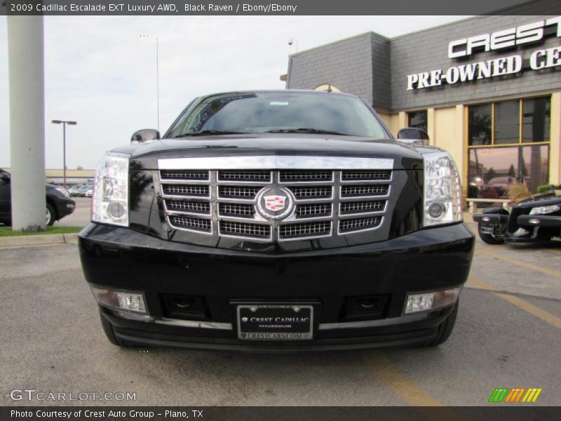 Black Raven / Ebony/Ebony 2009 Cadillac Escalade EXT Luxury AWD