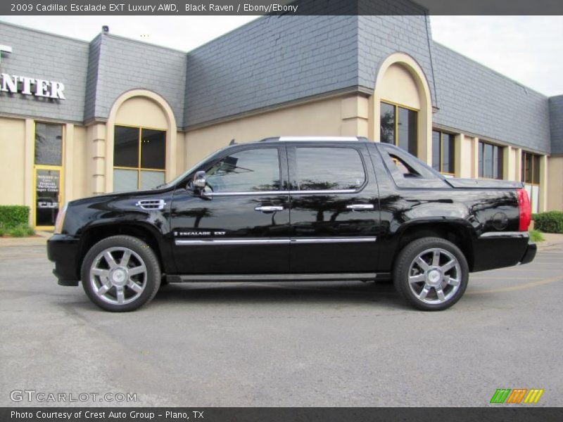 Black Raven / Ebony/Ebony 2009 Cadillac Escalade EXT Luxury AWD