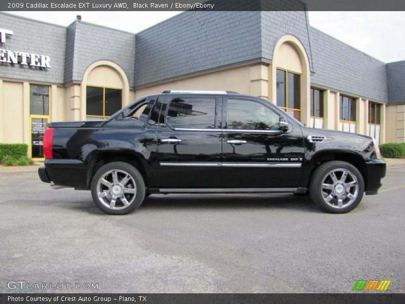 Black Raven / Ebony/Ebony 2009 Cadillac Escalade EXT Luxury AWD