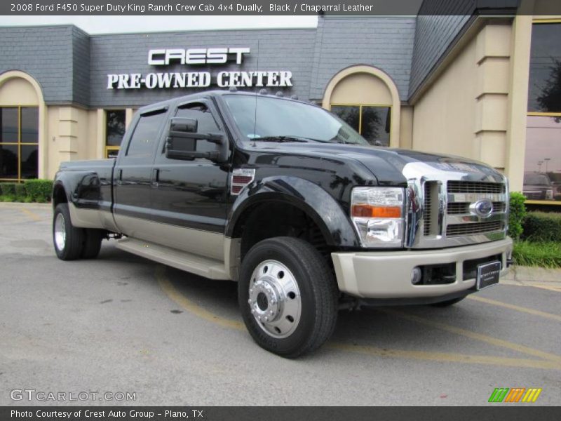 Black / Chaparral Leather 2008 Ford F450 Super Duty King Ranch Crew Cab 4x4 Dually