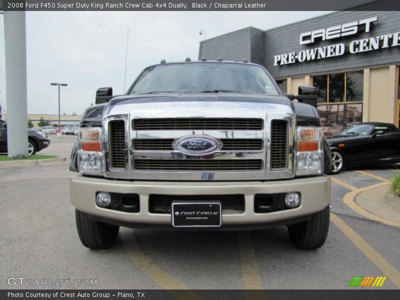 Black / Chaparral Leather 2008 Ford F450 Super Duty King Ranch Crew Cab 4x4 Dually