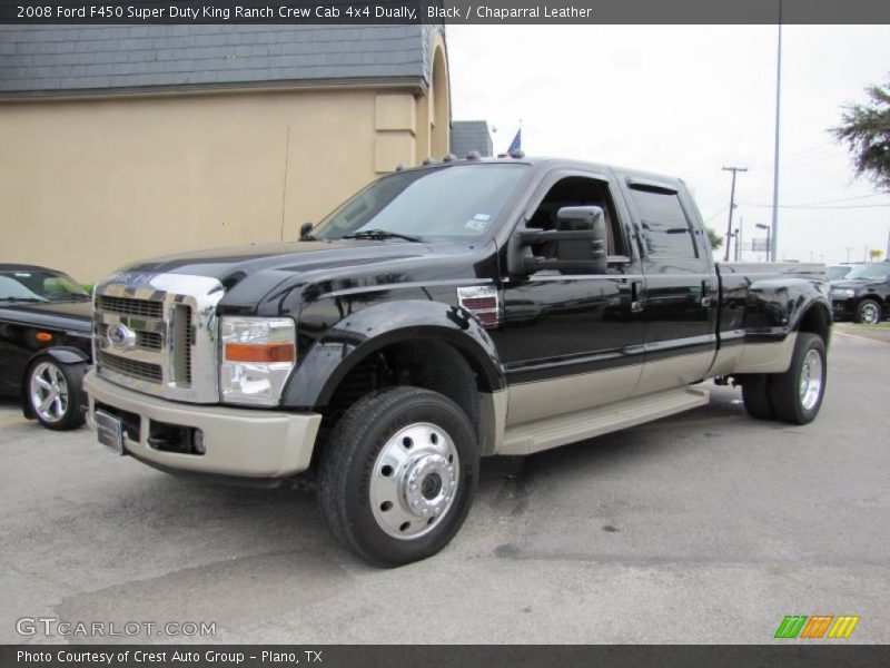 Black / Chaparral Leather 2008 Ford F450 Super Duty King Ranch Crew Cab 4x4 Dually