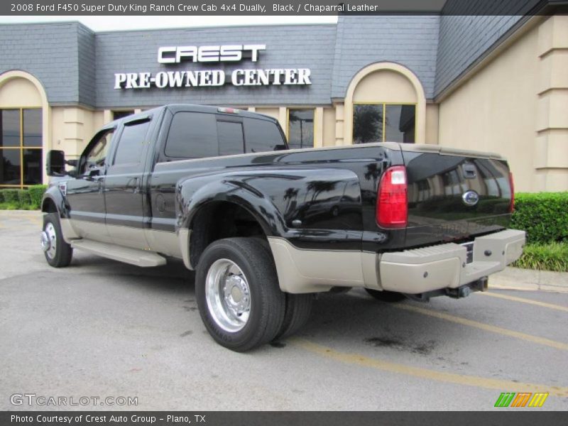 Black / Chaparral Leather 2008 Ford F450 Super Duty King Ranch Crew Cab 4x4 Dually