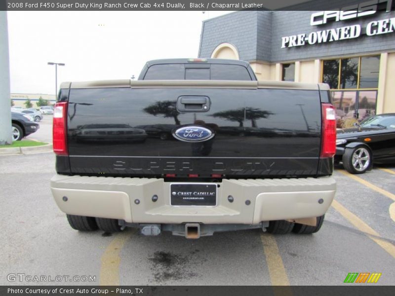 Black / Chaparral Leather 2008 Ford F450 Super Duty King Ranch Crew Cab 4x4 Dually