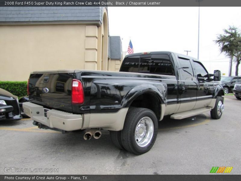 Black / Chaparral Leather 2008 Ford F450 Super Duty King Ranch Crew Cab 4x4 Dually