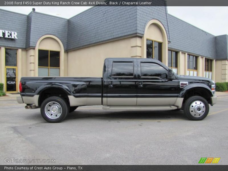 Black / Chaparral Leather 2008 Ford F450 Super Duty King Ranch Crew Cab 4x4 Dually