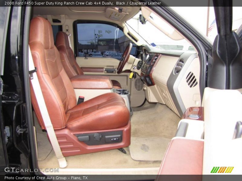 Black / Chaparral Leather 2008 Ford F450 Super Duty King Ranch Crew Cab 4x4 Dually