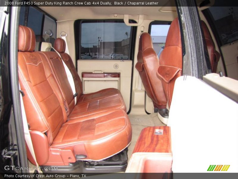 Black / Chaparral Leather 2008 Ford F450 Super Duty King Ranch Crew Cab 4x4 Dually