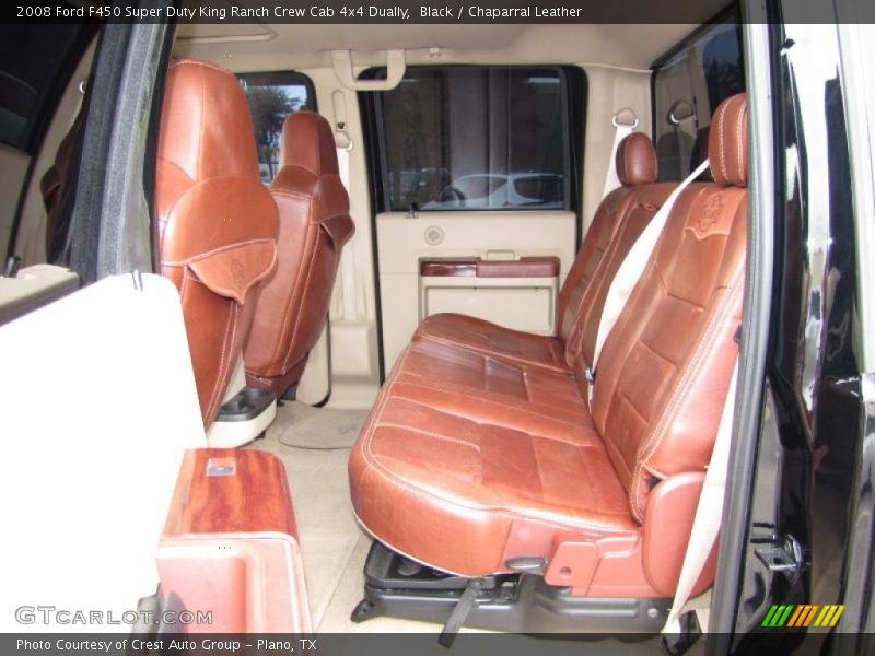 Black / Chaparral Leather 2008 Ford F450 Super Duty King Ranch Crew Cab 4x4 Dually