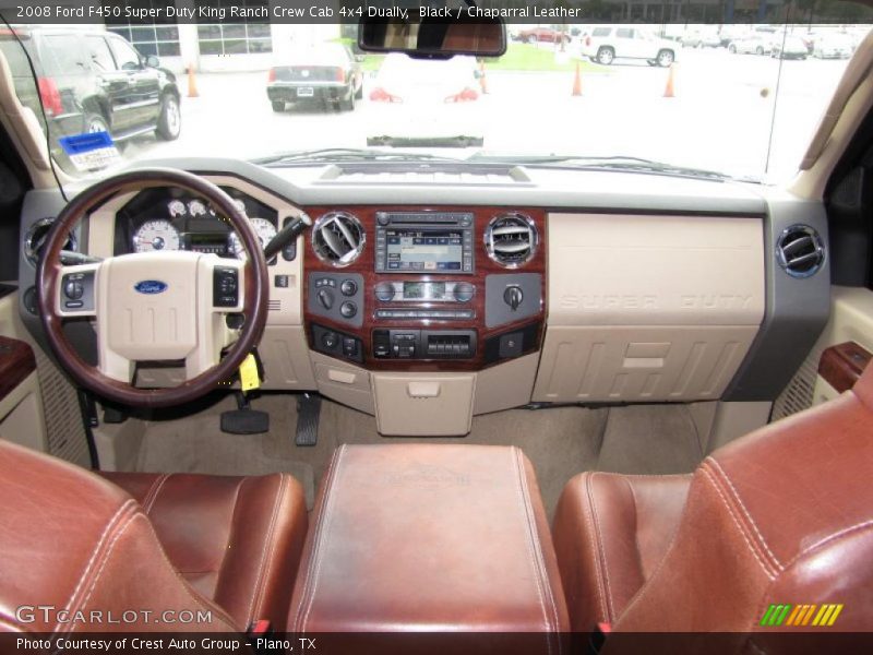 Black / Chaparral Leather 2008 Ford F450 Super Duty King Ranch Crew Cab 4x4 Dually