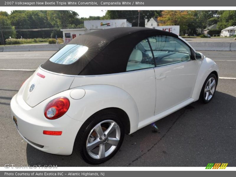 Campanella White / White 2007 Volkswagen New Beetle Triple White Convertible