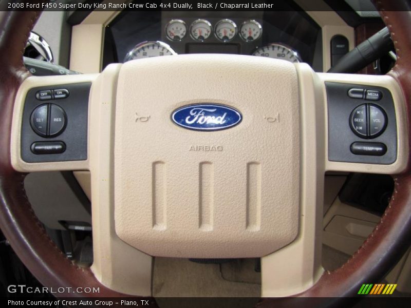 Black / Chaparral Leather 2008 Ford F450 Super Duty King Ranch Crew Cab 4x4 Dually