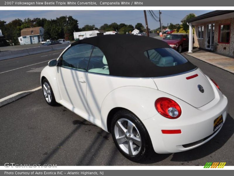 Campanella White / White 2007 Volkswagen New Beetle Triple White Convertible