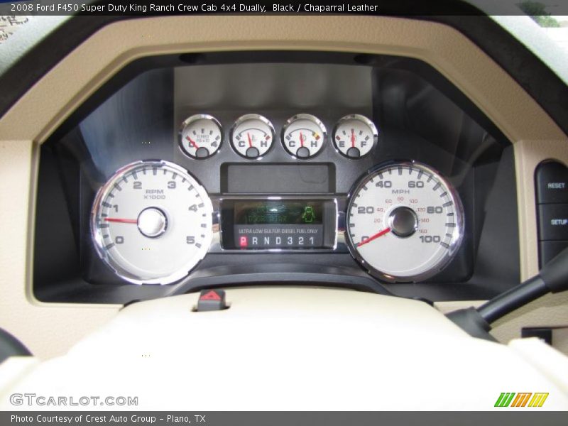 Black / Chaparral Leather 2008 Ford F450 Super Duty King Ranch Crew Cab 4x4 Dually