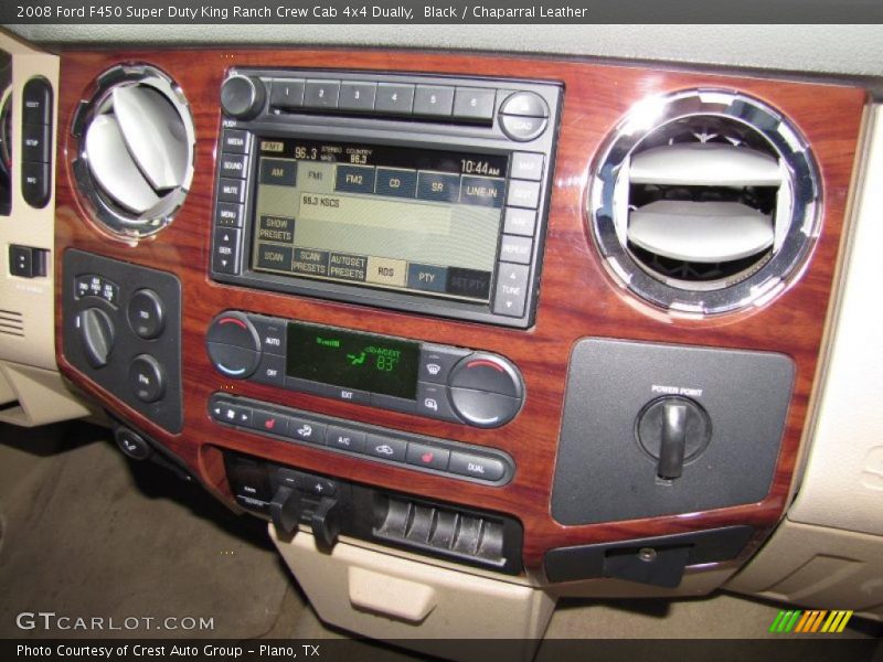 Black / Chaparral Leather 2008 Ford F450 Super Duty King Ranch Crew Cab 4x4 Dually