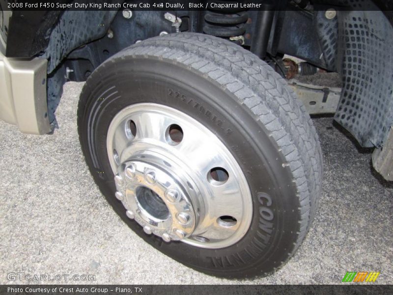 Black / Chaparral Leather 2008 Ford F450 Super Duty King Ranch Crew Cab 4x4 Dually