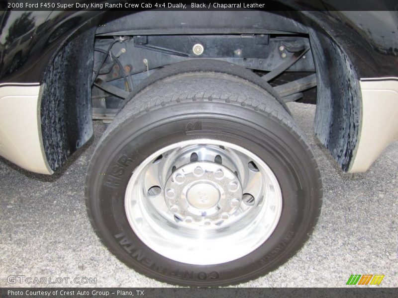 Black / Chaparral Leather 2008 Ford F450 Super Duty King Ranch Crew Cab 4x4 Dually