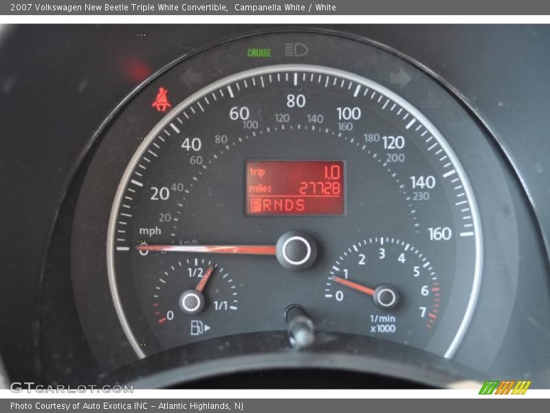 Campanella White / White 2007 Volkswagen New Beetle Triple White Convertible