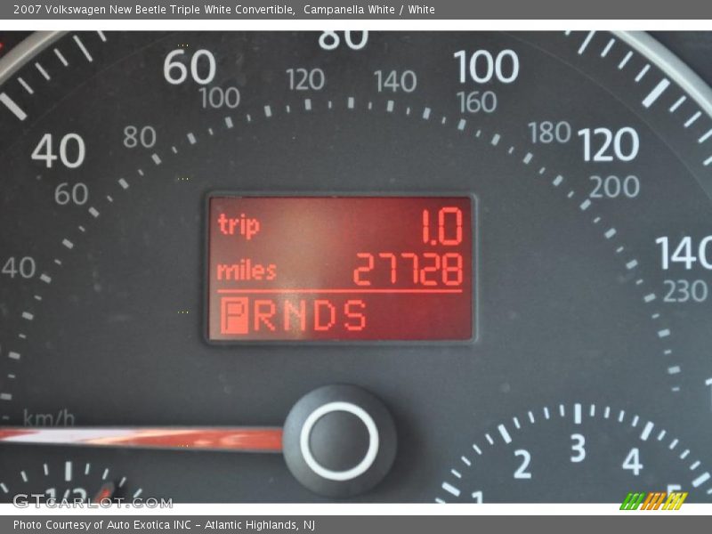 Campanella White / White 2007 Volkswagen New Beetle Triple White Convertible