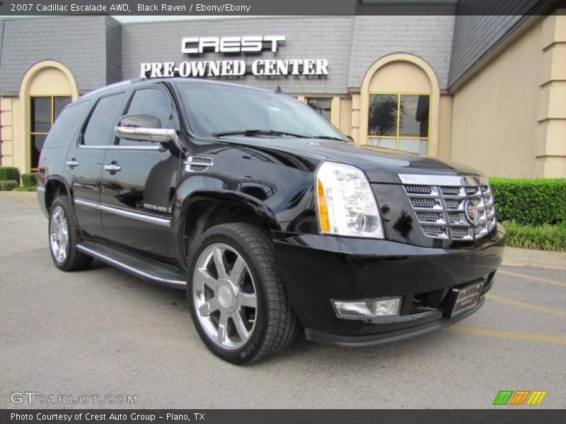 Black Raven / Ebony/Ebony 2007 Cadillac Escalade AWD