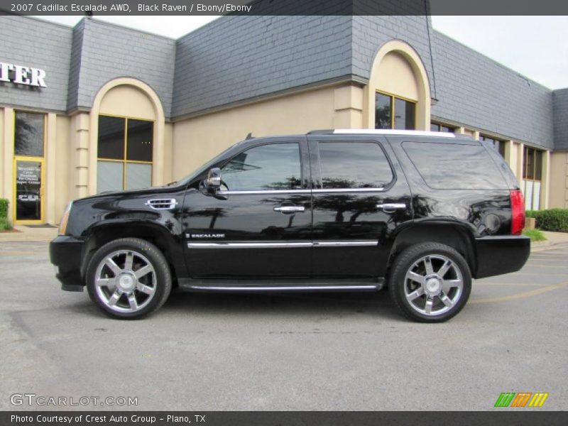 Black Raven / Ebony/Ebony 2007 Cadillac Escalade AWD