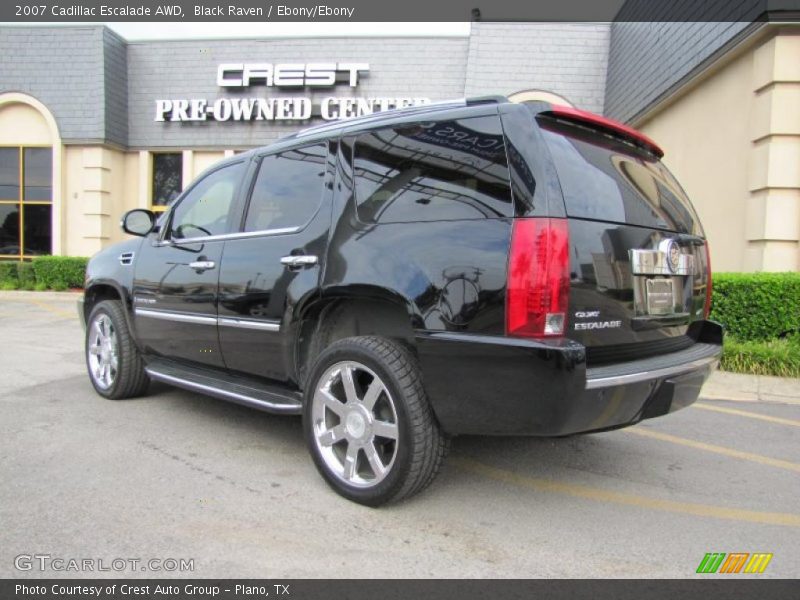 Black Raven / Ebony/Ebony 2007 Cadillac Escalade AWD