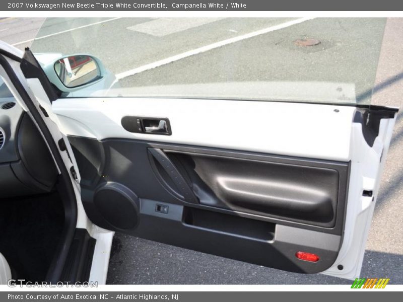 Campanella White / White 2007 Volkswagen New Beetle Triple White Convertible