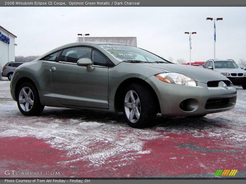 Optimist Green Metallic / Dark Charcoal 2008 Mitsubishi Eclipse GS Coupe