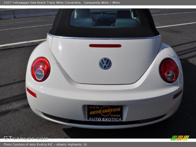 Campanella White / White 2007 Volkswagen New Beetle Triple White Convertible